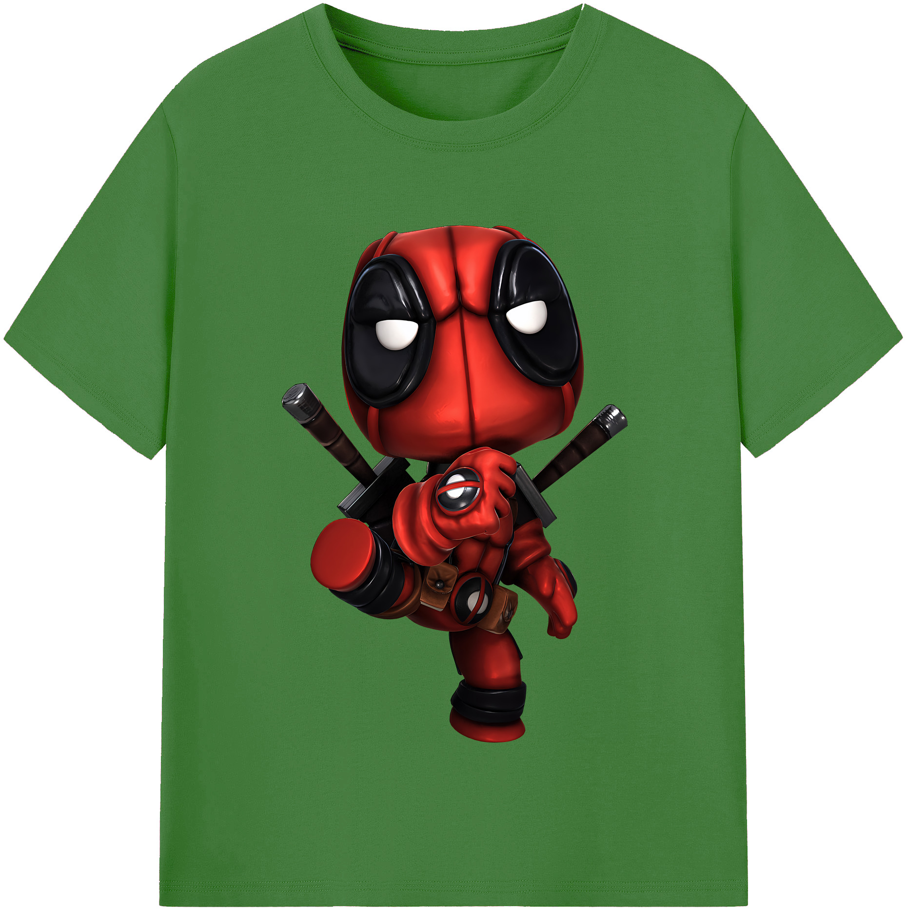 （画像用） Deadpool デッドプール レディースカジュアルプリントTシャツ（綿100％）